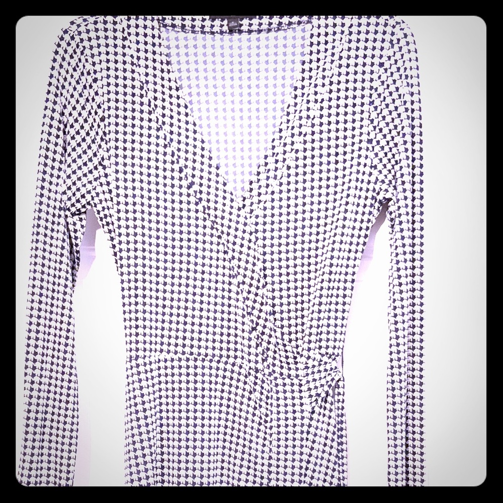 Banana Republic Elephant Wrap-Around Dress